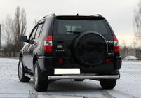 Chery Tiggo 1 2005–2016 Bagbøjle (rustfrit stål) Ø51 mm foto 2
