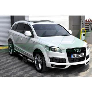 Siderør (2 stk., rustfrit stål) Audi Q7 2005–2015 foto 2