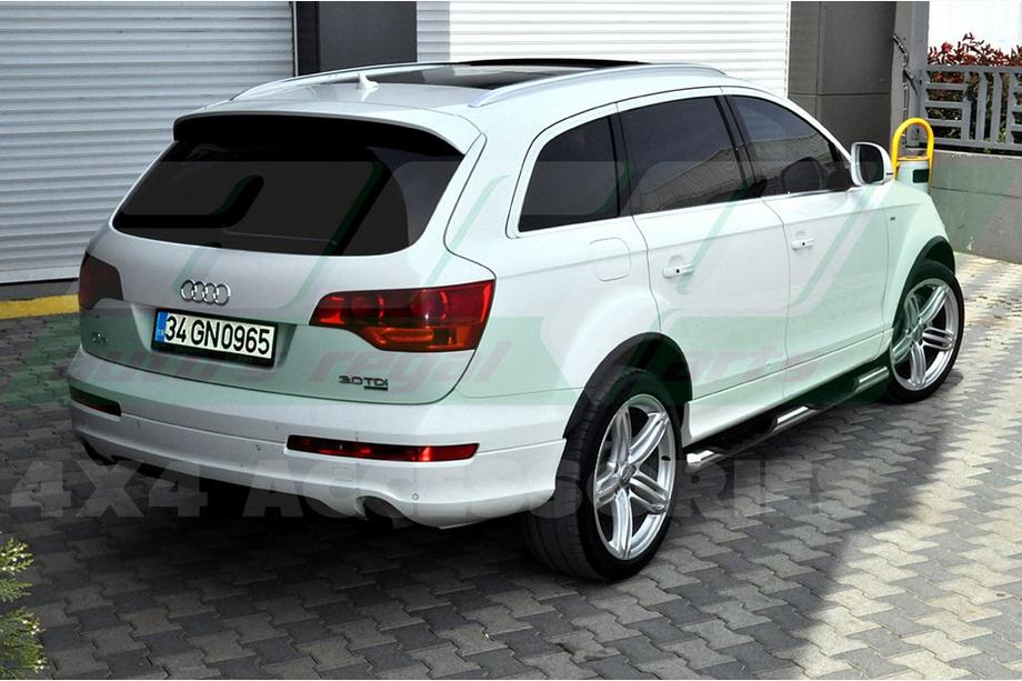 Audi Q7 2005–2015 Siderør (2 stk., rustfrit stål) Ø60 uden plastindsatser Foto 3