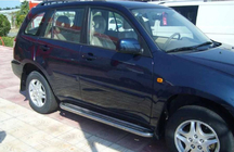 Chery Tiggo 1 2005–2016 Premium sidetrin (sæt 2 stk., rustfrit stål) foto 4
