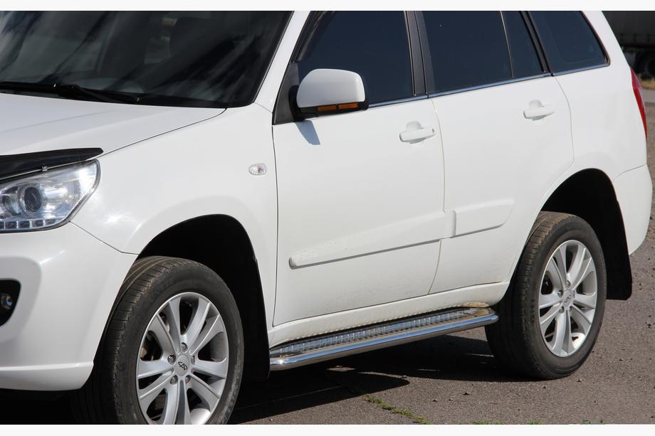 Chery Tiggo 1 2005–2016 Premium sidetrin (sæt 2 stk., rustfrit stål) Image