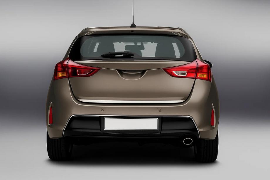 Toyota Auris 2012–2018 Bagklapskantliste (rustfrit stål) Image