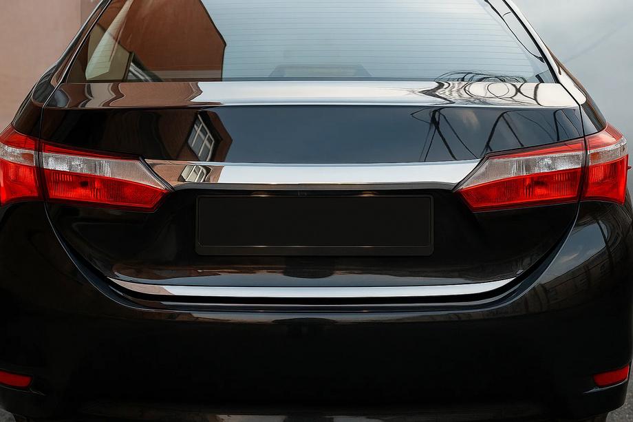 Toyota Corolla 2013–2019 Bagklapskantliste (rustfrit stål) Image