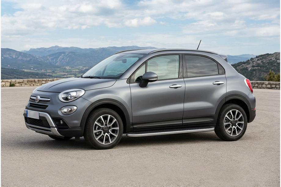 Fiat 500X 2014–2024 Sidetrin Tayga Grey (2 stk., aluminium) Image