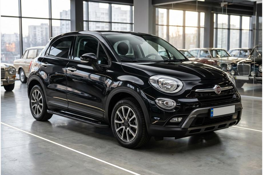 Fiat 500X 2014–2024 Sidetrin RedLine Black (2 stk., aluminium) Image