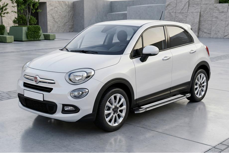 Fiat 500X 2014–2024 Rainbow sidetrin (2 stk., aluminium) Image