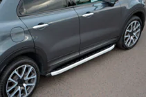 Fiat 500X 2014–2024 Sidetrin Fullmond (2 stk., aluminium) foto 1