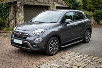 Fiat 500X 2014–2024 BlackLine sidetrin (2 stk., aluminium) foto 1
