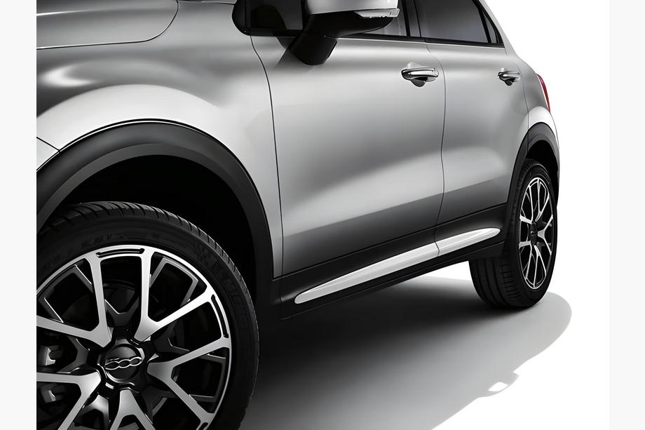 Fiat 500X 2014–2024 Krom dørlister (4 stk.) Image