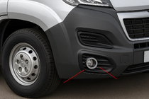 Citroen Jumper 2007–2025 Rammer til tågelygter i rustfrit stål foto 1