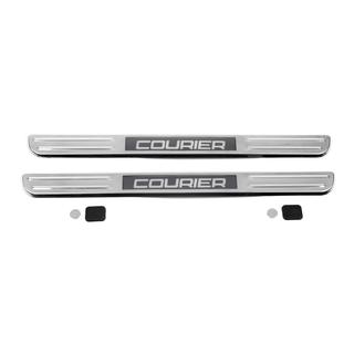 Dørtrinslister med LED-belysning (2 stk., rustfrit stål) Ford Courier 2014–2023 foto 4