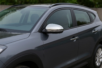 Hyundai Tucson TL 2016–2021 Spejlkapper (2 stk., rustfrit stål) foto 1