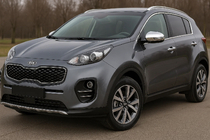 Kia Sportage 2015–2021 Spejlkapper i rustfrit stål (2 stk.) foto 3