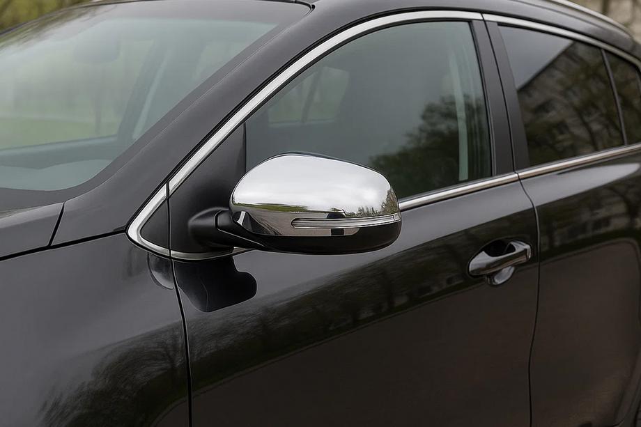 Kia Sportage 2015–2021 Spejlkapper i rustfrit stål (2 stk.) Image