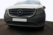 Mercedes Vito/V-klasse W447 2014– Grillomramning (2 stk., rustfrit stål) foto 1