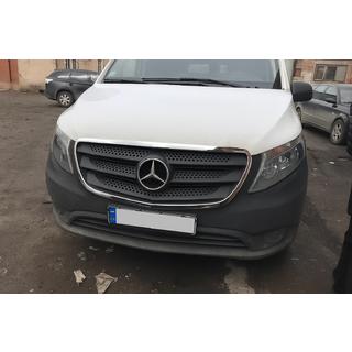 Grillomramning (2 stk., rustfrit stål) Mercedes Vito/V-klasse W447 2014– foto 3