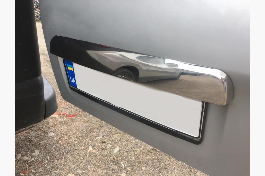 Renault Trafic 2015– Liste over nummerpladen (rustfrit stål) OmsaLine - italiensk rustfrit stål Image