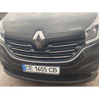 Kølergrill-lister 2015-2019 (5 stk., rustfrit stål) Renault Trafic 2015– foto 3