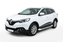 Renault Kadjar 2015–2022 Sidetrin Allmond White (2 stk., aluminium) foto 1