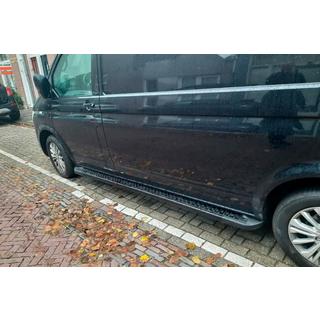 Sidetrin Allmond Black (2 stk., aluminium) foto 4