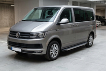 Volkswagen T6 2015–2024 Duru sidetrin (2 stk., aluminium) Lang akselafstand foto 1