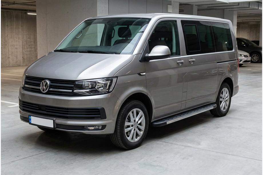 Volkswagen T6 2015–2024 Duru sidetrin (2 stk., aluminium) Lang akselafstand Image