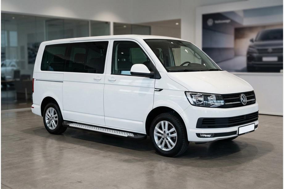 Volkswagen T6 2015–2024 Sidetrin Allmond Grey (2 stk., aluminium) Kort akselafstand Image