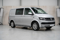 Volkswagen T6 2015–2024 Sidetrin Fullmond (2 stk., aluminium) Kort akselafstand foto 1
