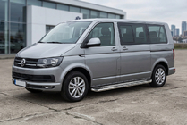 Volkswagen T6 2015–2024 Sidetrin Maydos V2 (2 stk., rustfrit stål) Kun til kort akselafstand foto 1