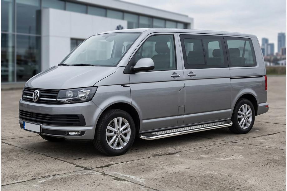 Volkswagen T6 2015–2024 Sidetrin Maydos V2 (2 stk., rustfrit stål) Kun til kort akselafstand Image