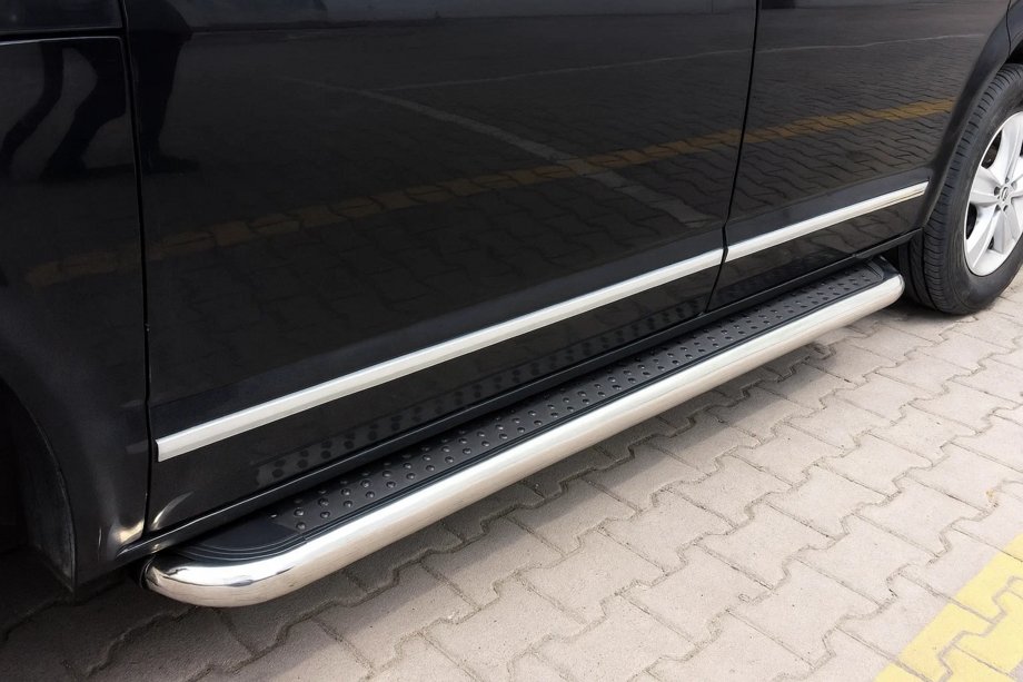 Volkswagen T6 2015–2024 Sidetrin Maydos V2 (2 stk., rustfrit stål) Image