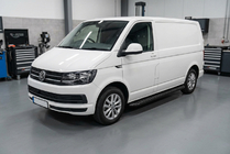 Volkswagen T6 2015–2024 Sidetrin Tayga Black (2 stk., aluminium) foto 1