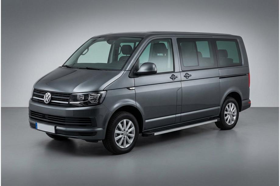 Volkswagen T6 2015–2024 Maya sidetrin (2 stk., aluminium) Kort akselafstand Image