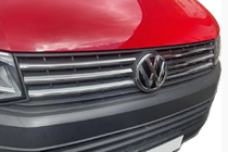 Volkswagen T6 2015–2024 Kromlister til frontgrill 2015-2019 (4 stk., rustfrit stål) Carmos - Tyrkisk stål foto 3