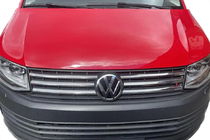 Volkswagen T6 2015–2024 Kromlister til frontgrill 2015-2019 (4 stk., rustfrit stål) Carmos - Tyrkisk stål foto 4