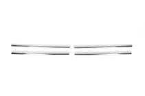 Volkswagen T6 2015–2024 Kromlister til frontgrill 2015-2019 (4 stk., rustfrit stål) Carmos - Tyrkisk stål foto 2