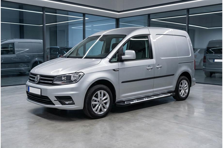 Volkswagen Caddy 2015–2020 Sunrise sidetrin (2 stk., aluminium) Image