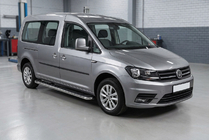 Volkswagen Caddy 2015–2020 Maydos V1 sidetrin (2 stk., aluminium + rustfrit stål) foto 1