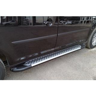 Sidetrin Allmond Grey (2 stk., aluminium) foto 1