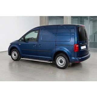 Sidetrin Maydos V2 (2 stk., aluminium ↗ rustfrit stål) Volkswagen Caddy 2015–2020 foto 1