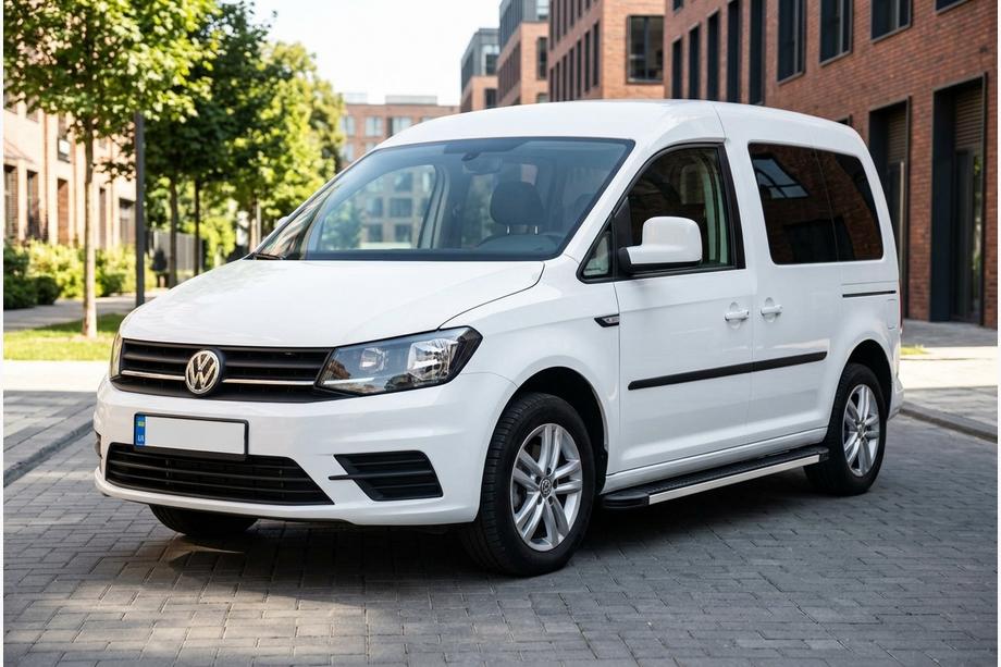 Volkswagen Caddy 2015–2020 Maya sidetrin (2 stk., aluminium) Image
