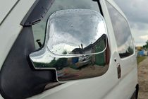 Citroen Berlingo 1996–2008 Krom spejlkåber (2 stk., plast) foto 3