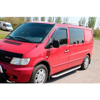 Fullmond sidetrin (2 stk., aluminium) Mercedes Vito W638 1996–2003 foto 4