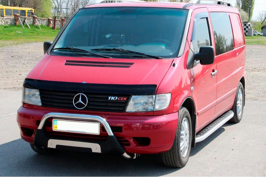Mercedes Vito W638 1996–2003 Fullmond sidetrin (2 stk., aluminium) Foto 1
