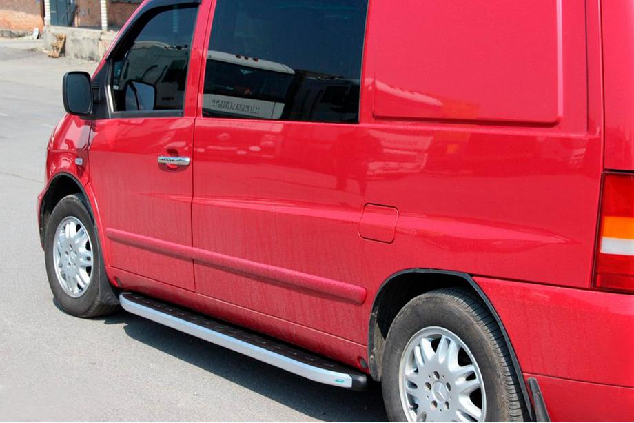 Mercedes Vito W638 1996–2003 Fullmond sidetrin (2 stk., aluminium) Foto 3