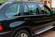 BMW X5 E53 1999–2006 Nedre rustfri stållister (6 stk.) foto 1