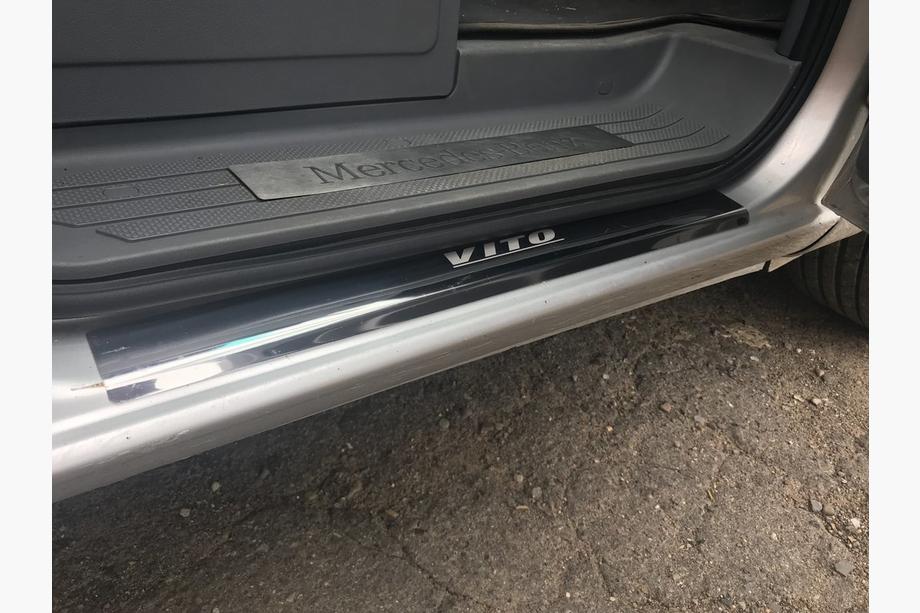 Mercedes Vito W639 2004–2014 Indstigningslister Laser-style (2 stk., stål) Foto 5