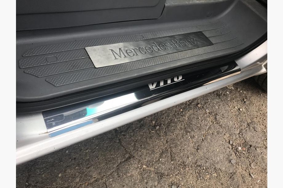 Mercedes Vito W639 2004–2014 Indstigningslister Laser-style (2 stk., stål) Foto 6