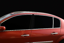 Renault Megane II 2004–2009 Øvre vindueslister (6 stk., rustfrit stål) foto 1
