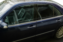 Mercedes E-class W210 1995–2002 Nederste vindueslister (4 stk., rustfrit stål) OmsaLine - italiensk rustfrit stål foto 1